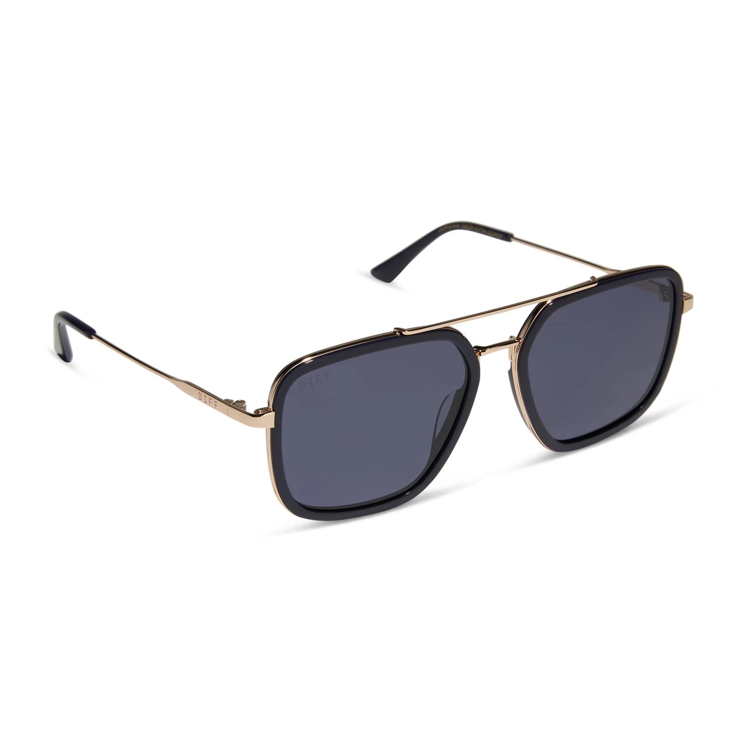 Jordan Gold Royal Temple Frame with Midnight Polarized Lens Sunglasses