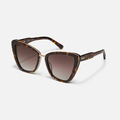 All Talk Brown Tort Frame and Brown Lens Sunglasses