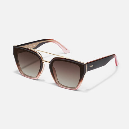 Sweet Talker Chocolate Peony Frame and Brown Lens Sunglasses