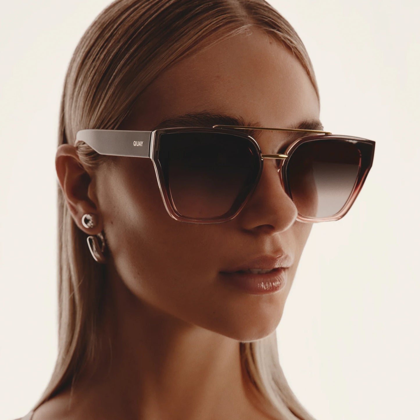 Sweet Talker Chocolate Peony Frame and Brown Lens Sunglasses