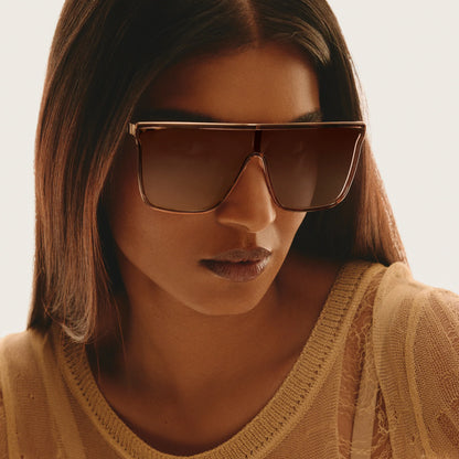Nightfall Remixed Doe Frame and Brown Fawn Lens Sunglasses