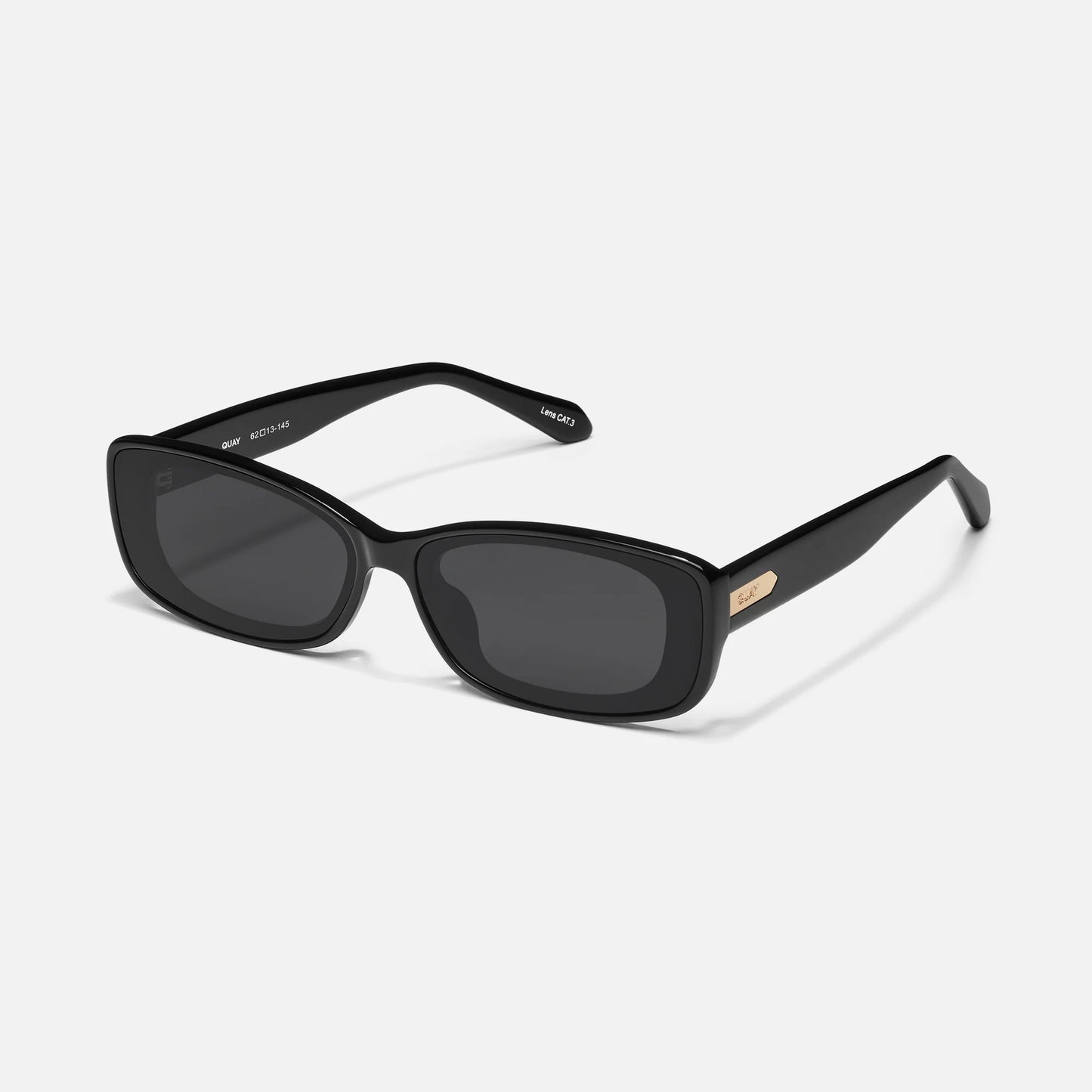 Vibe Check Black Frame and Black Lens Sunglasses
