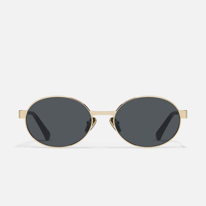 Anyways Gold Frame and Black Lens Sunglasses