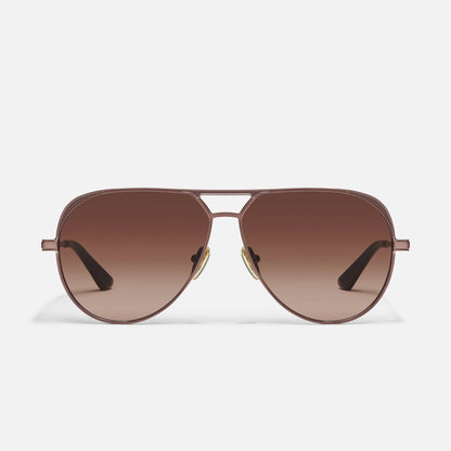 Open Tab Chocolate Frame and Brown Fawn Lens Sunglasses