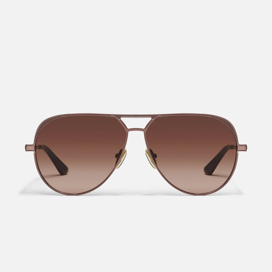 Open Tab Chocolate Frame and Brown Fawn Lens Sunglasses