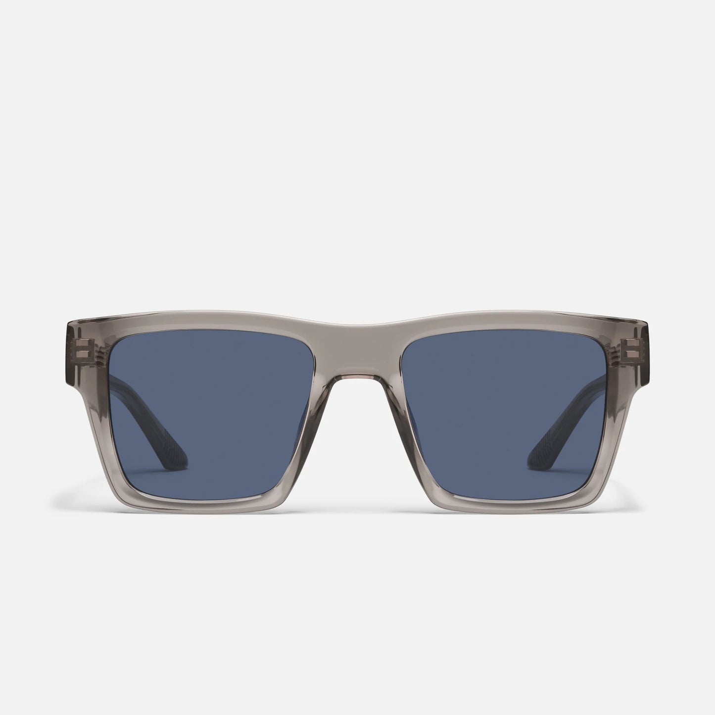 Fast Lane Gray Frame with Navy Mirror Polarized Lens Sunglasses