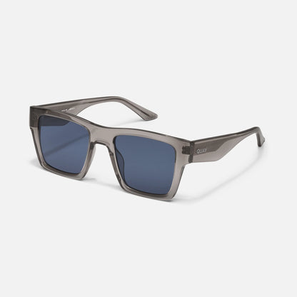 Fast Lane Gray Frame with Navy Mirror Polarized Lens Sunglasses