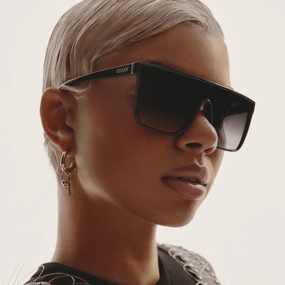 Nightfall Black Frame and Smoke Lens Sunglasses