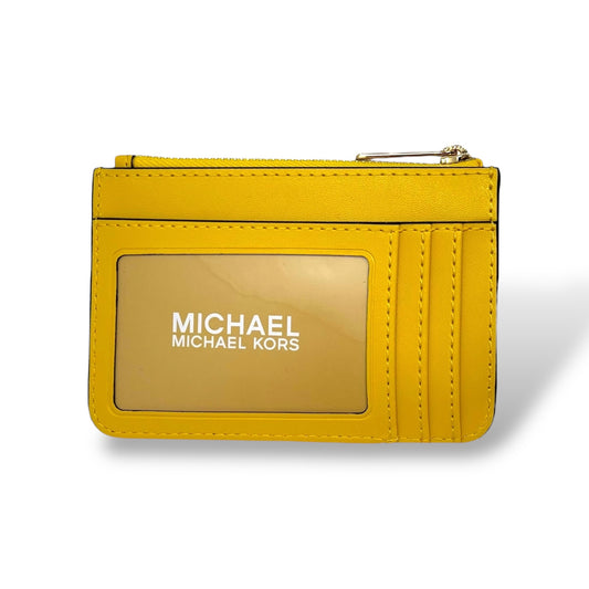 Michael Kors Yellow Jet Set Travel Small Coin Pouch