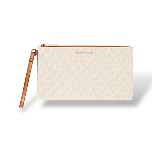 Michael Kors Jet Set Travel Large Vanilla Wristlet