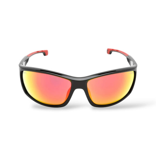 Sunglasses with red and yellow lenses on a white background
Carrera - CARDUC 002/S 0OIT UZ

Frame style: wrap around, lightweight&nbsp;

Frame Color: sleek black with red detailing

Lens Color: black &nbsp;

lens technology: 100% UVA/B sun protection