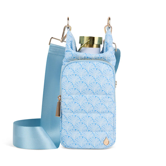Blue Scallop Print HydroBag