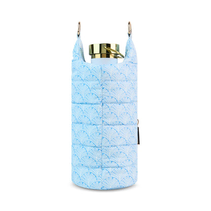 Blue Scallop Print HydroBag