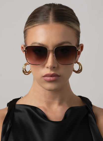 Rita - Gold/ Brown to Pink Fade