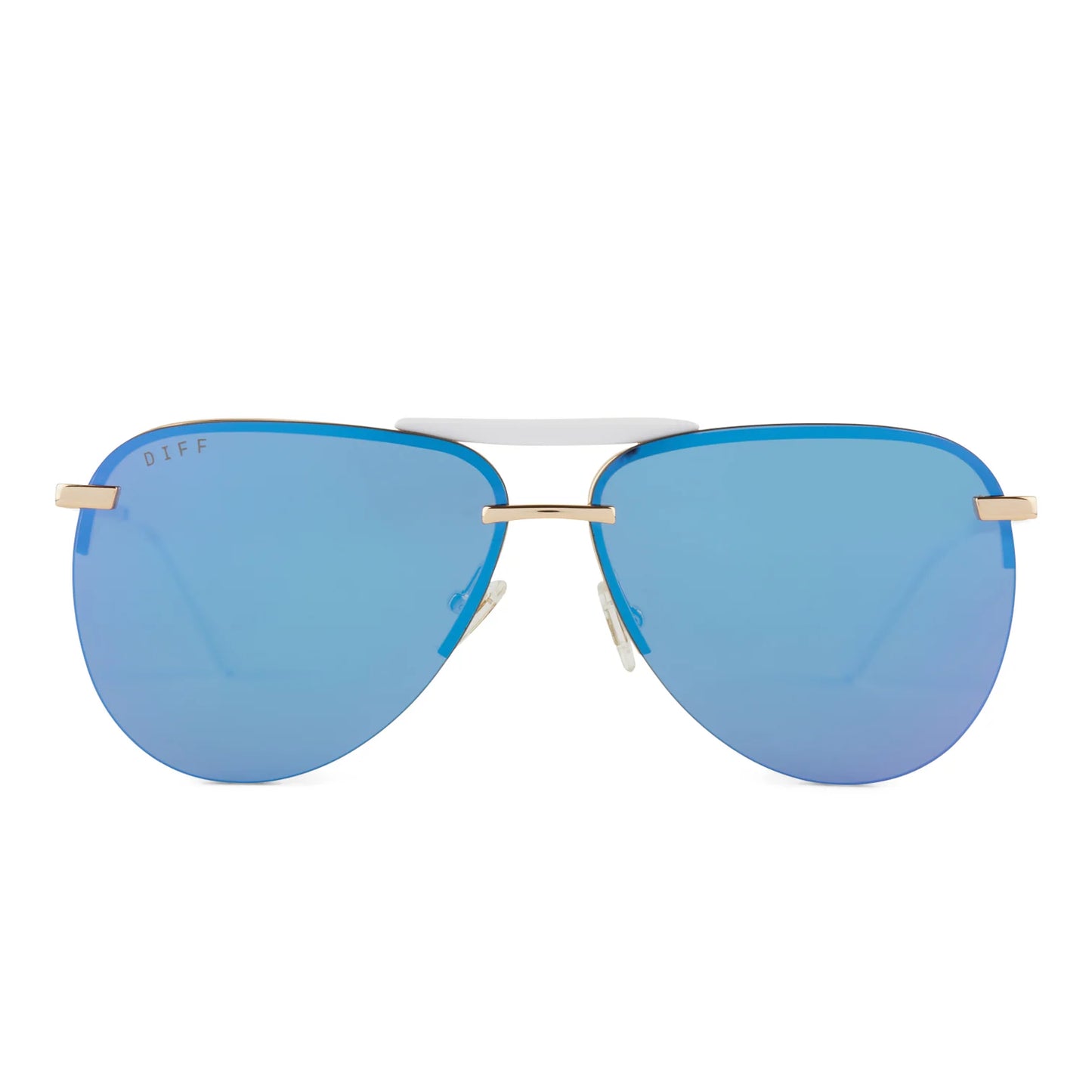 Tahoe - Gold Purple Mirror Sunglasses
