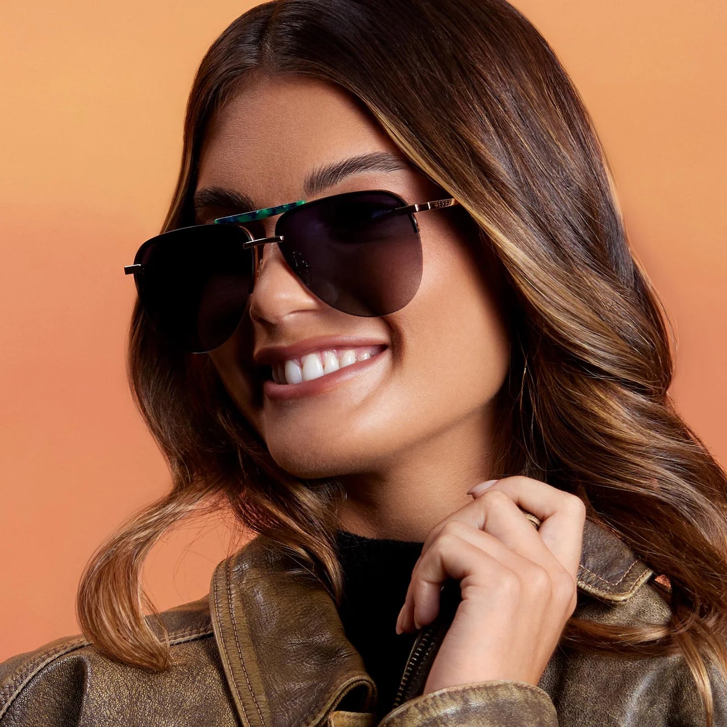 Tahoe - Gold Grey Gradient Polarized Sunglasses