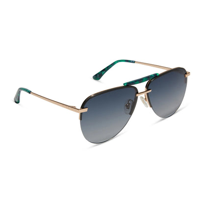 Tahoe - Gold Grey Gradient Polarized Sunglasses