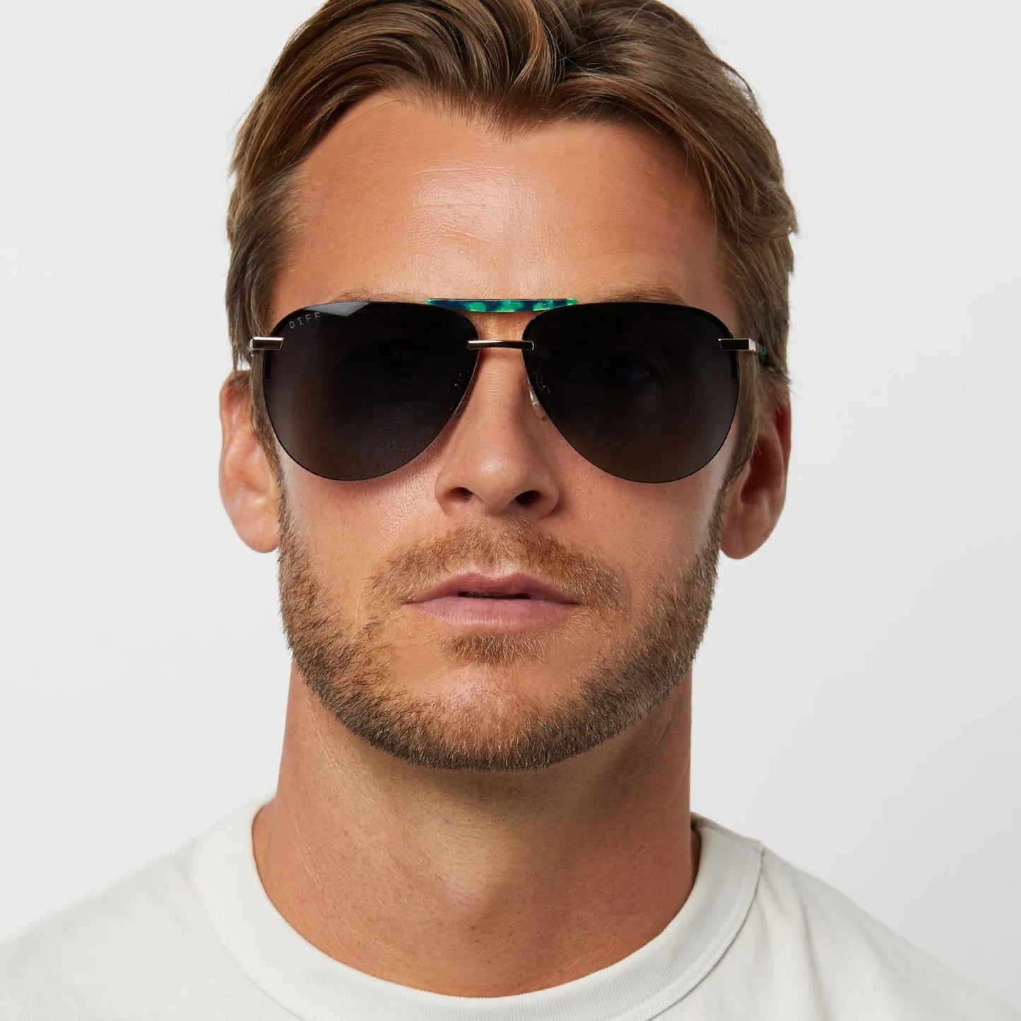 Tahoe - Gold Grey Gradient Polarized Sunglasses