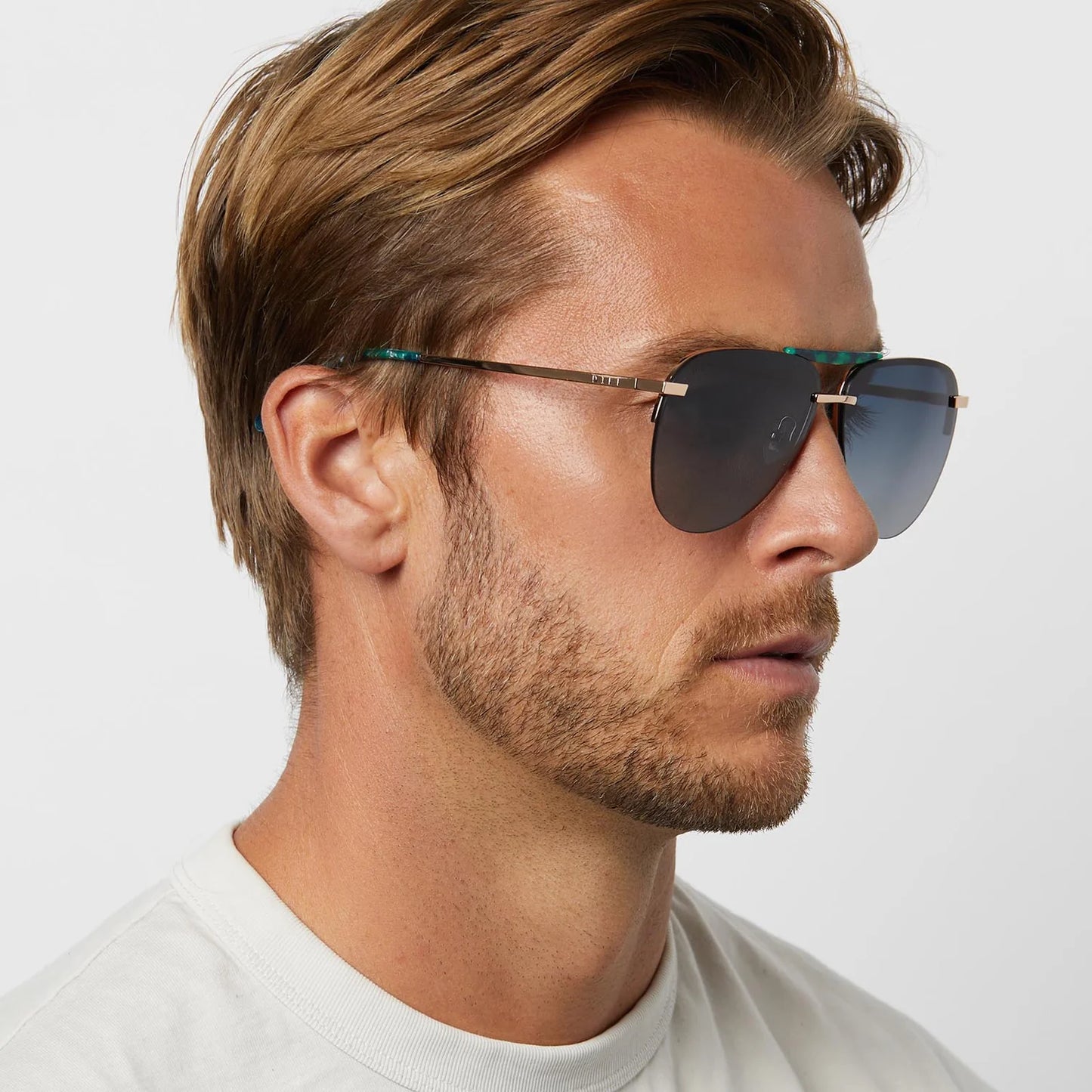 Tahoe - Gold Grey Gradient Polarized Sunglasses