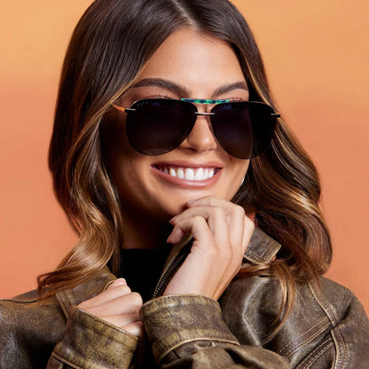 Tahoe - Gold Grey Gradient Polarized Sunglasses