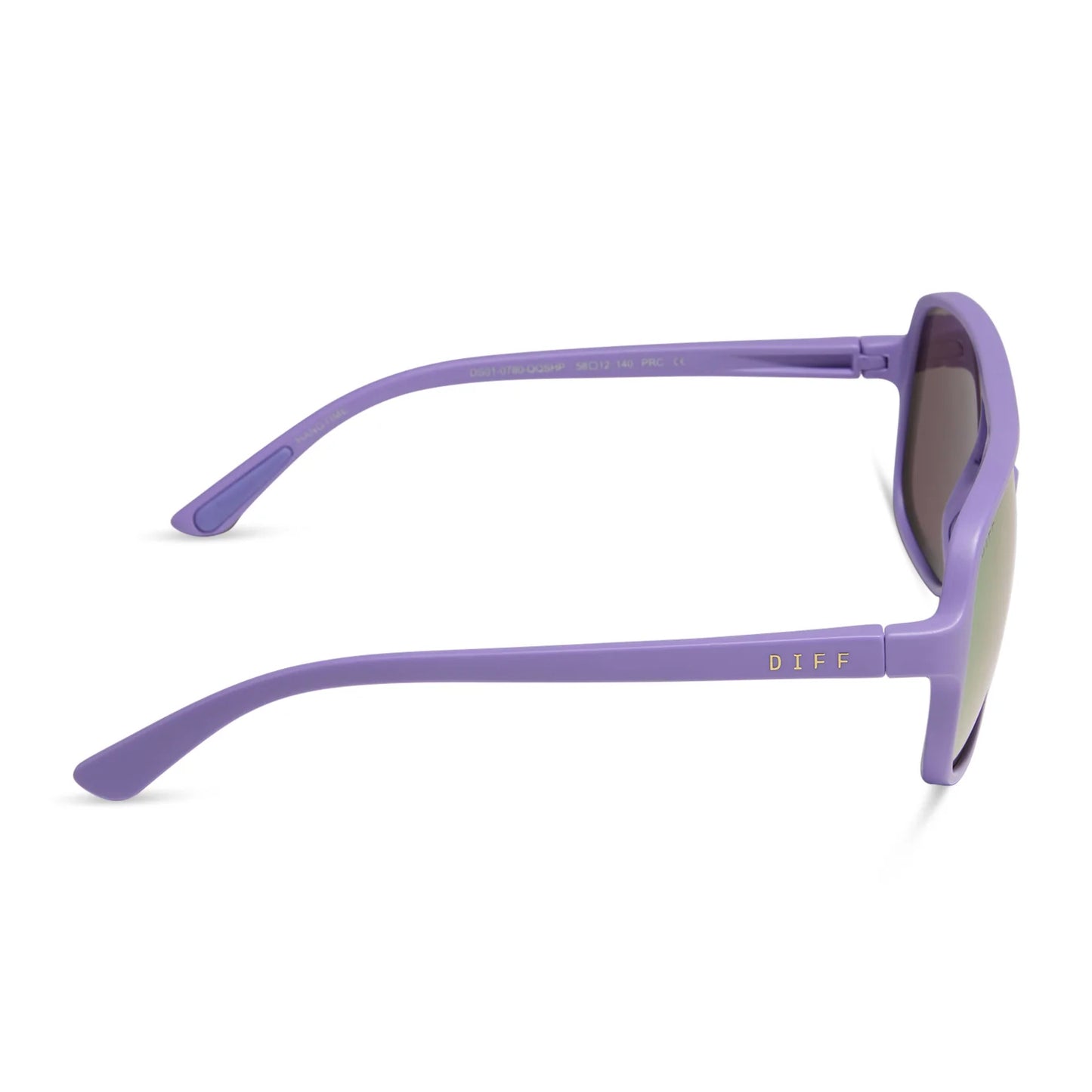 Hangtime - Matte Lavender Sherbet Mirror Polarized Sunglasses