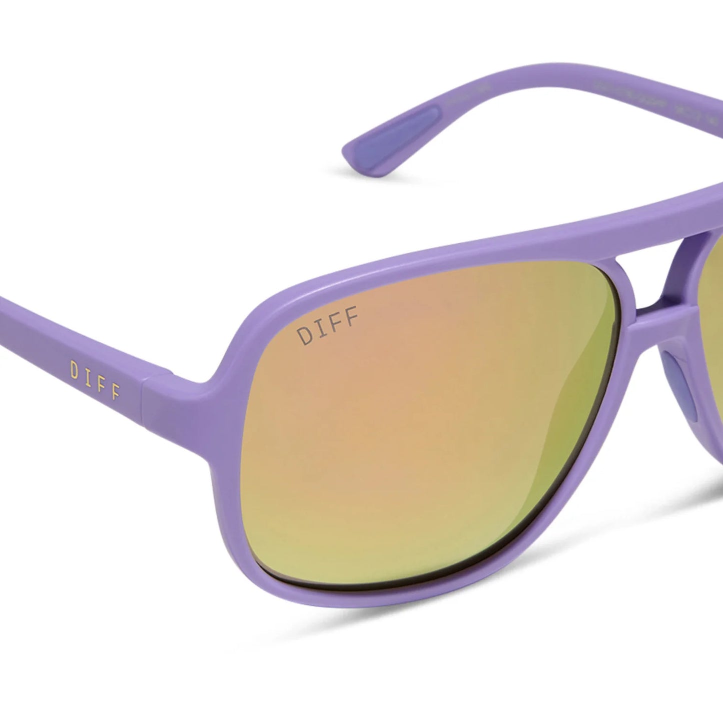 Hangtime - Matte Lavender Sherbet Mirror Polarized Sunglasses