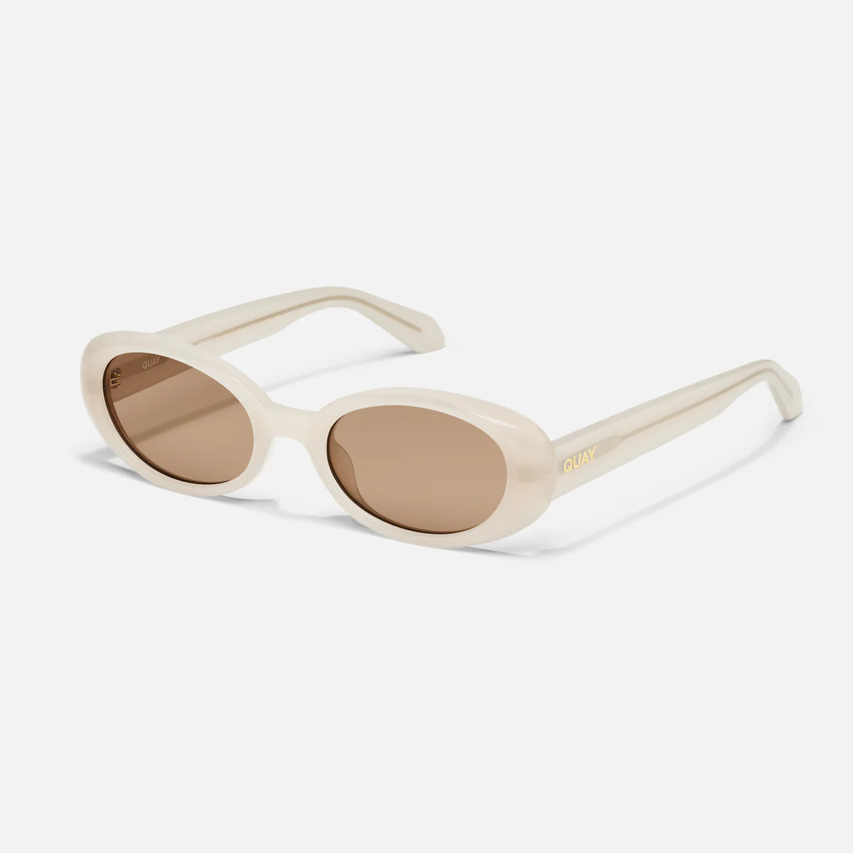 Felt Cute Bone Frame and Tan Lens Sunglasses