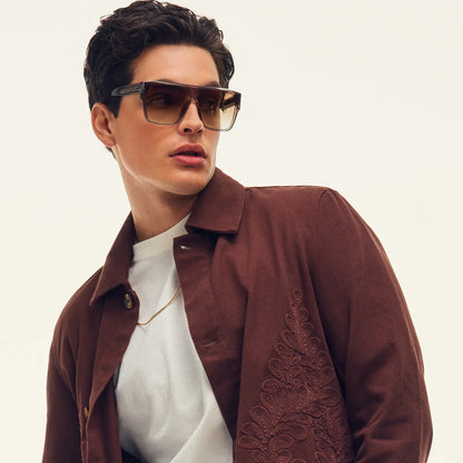 Tempo Grey Frame and Sepia Lens Sunglasses