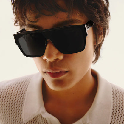Tempo Frame and Black Lens Sunglasses