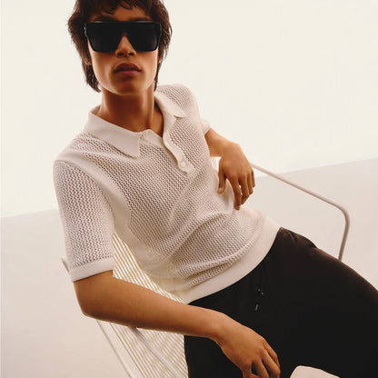 Tempo Frame and Black Lens Sunglasses