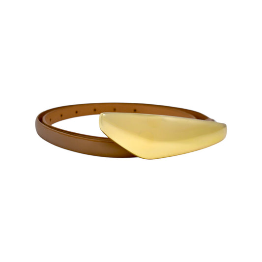 Women's Vegan Leather Golden Whisper Belt