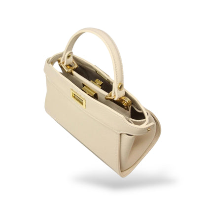 Elena Handbag Genuine Italian Leather Handle Bag - Assorted Colors