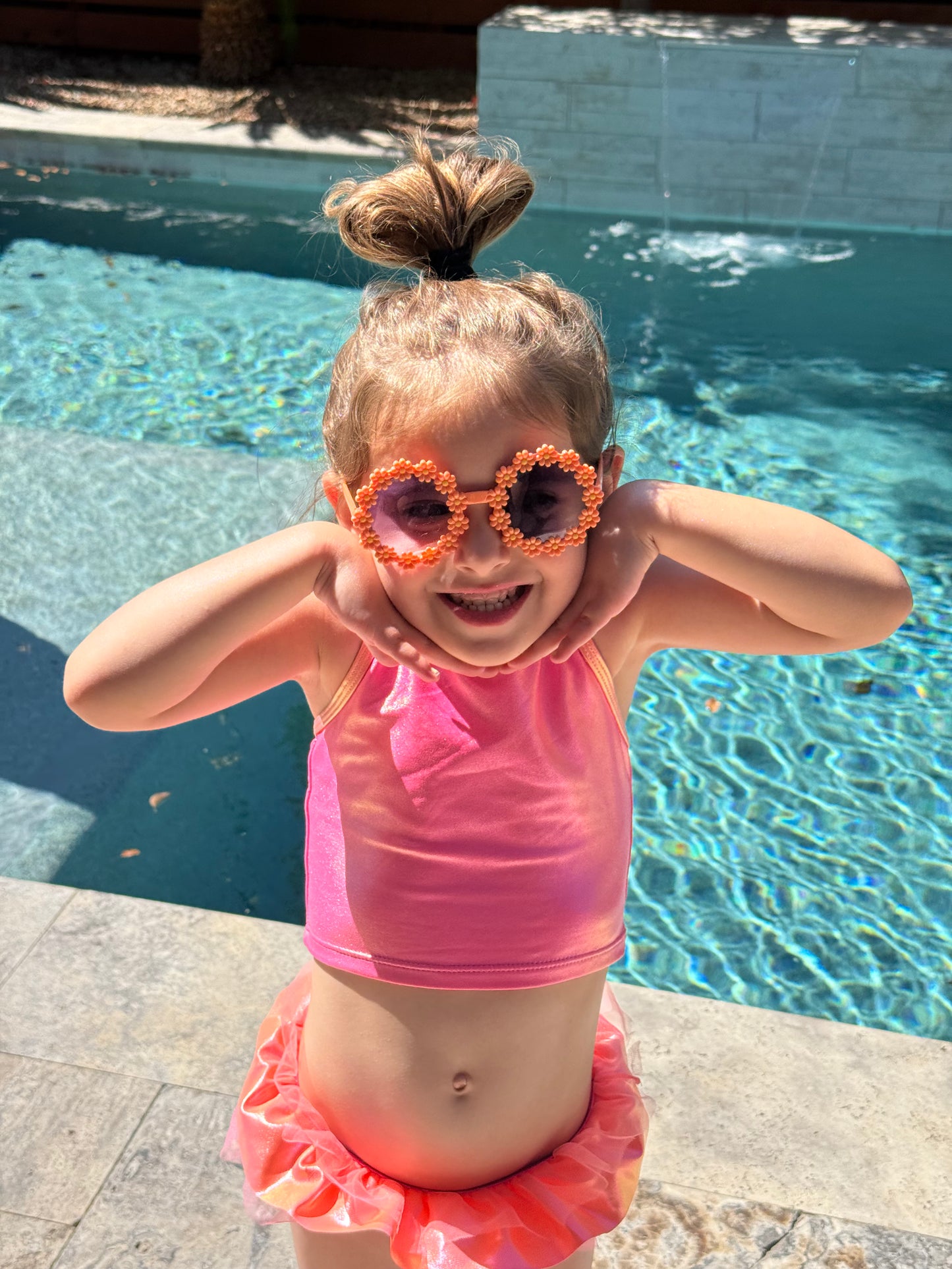 Toddler Girl Daisy Sunglasses