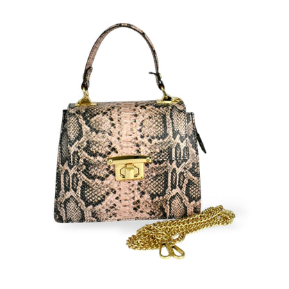 Valentina Handbag Genuine Italian Leather Handle Bag