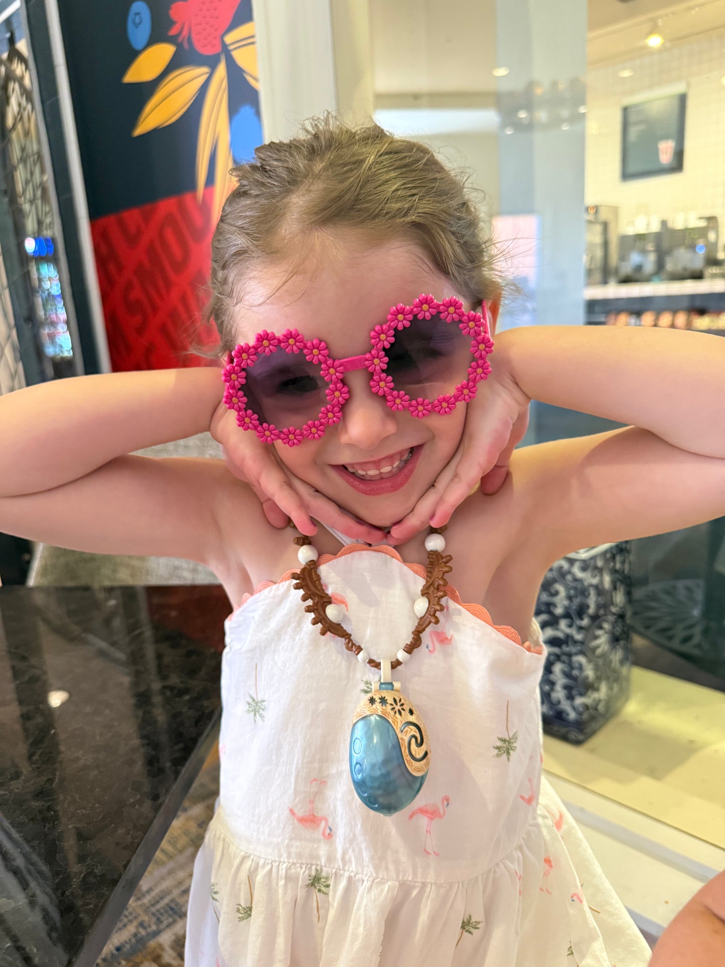 Toddler Girl Daisy Sunglasses