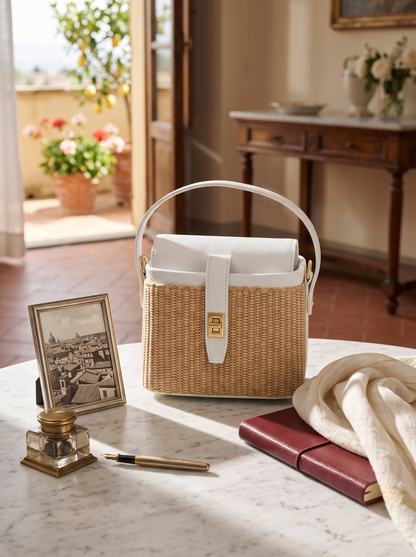 Sole Raffia Crossbody