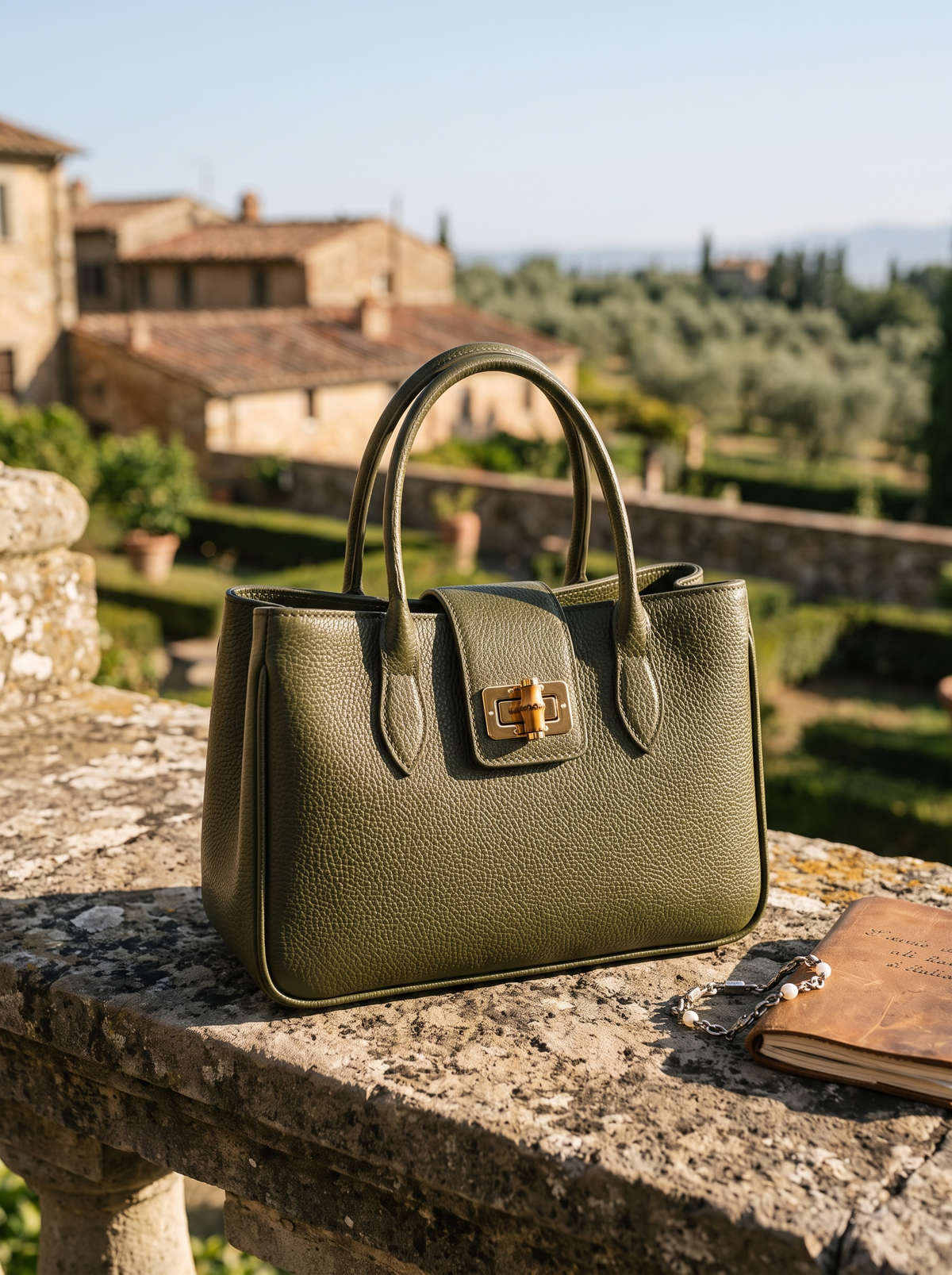 Torino Italian Leather Top Handle Satchel