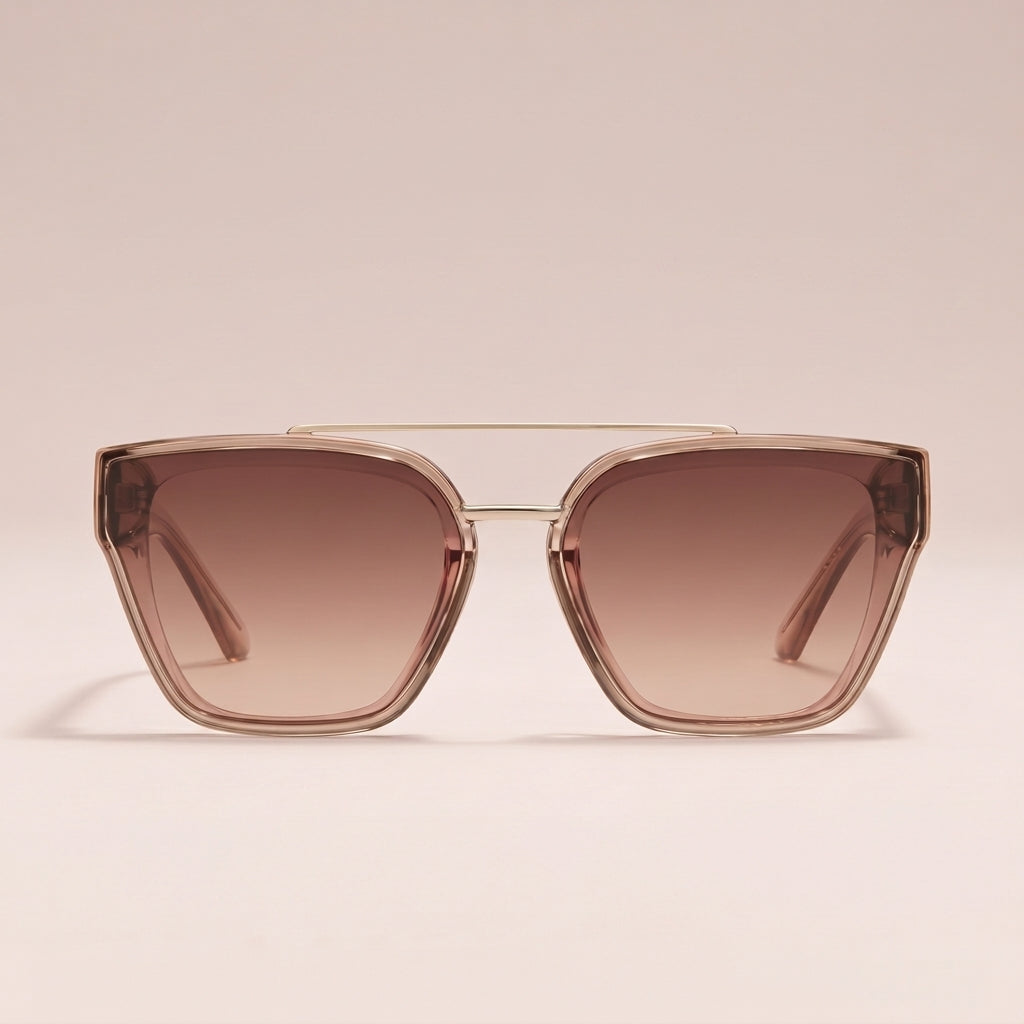 Sweet Talker - Oversize Doe Frame and Brown Fawn Lens Sunglasses