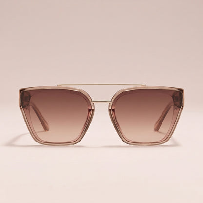 Sweet Talker - Oversize Doe Frame and Brown Fawn Lens Sunglasses