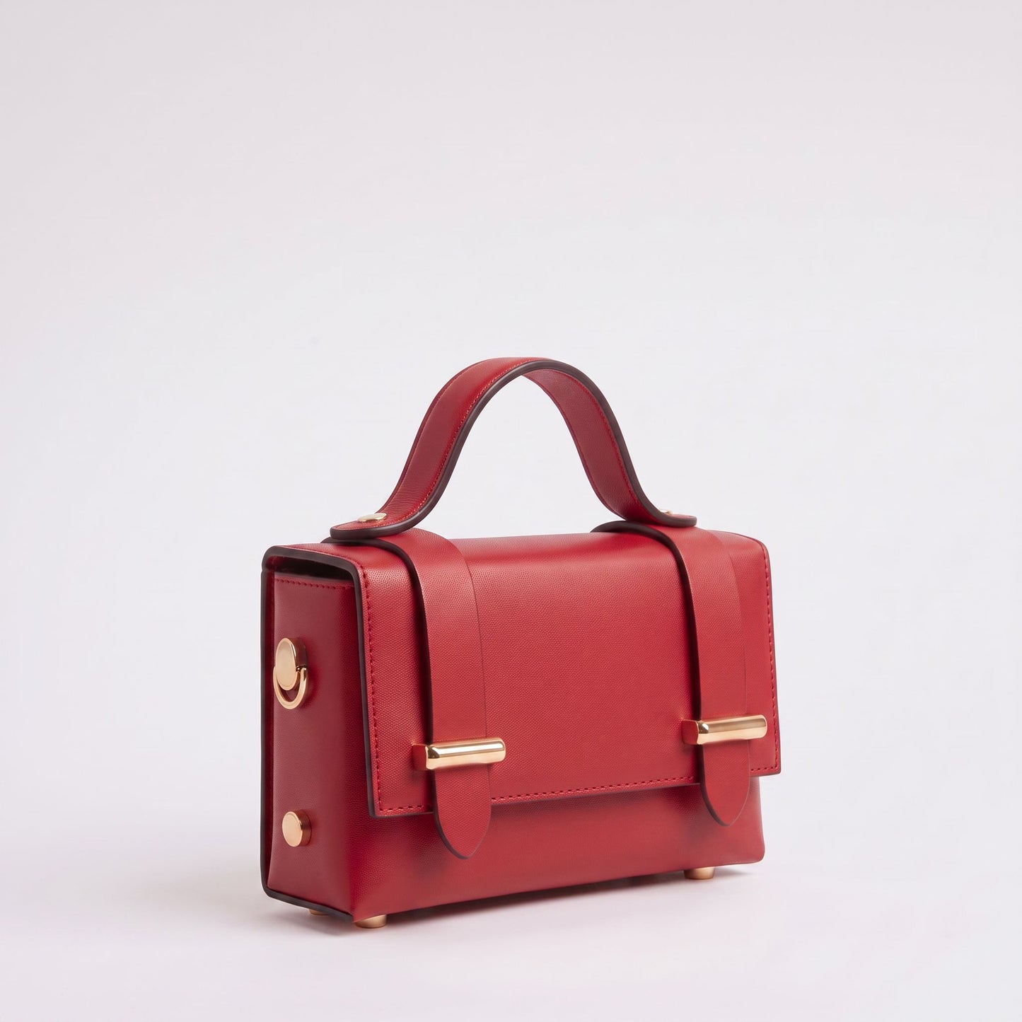 Teroso Italian Leather Chain Clutch