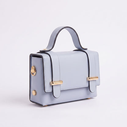 Teroso Italian Leather Chain Clutch